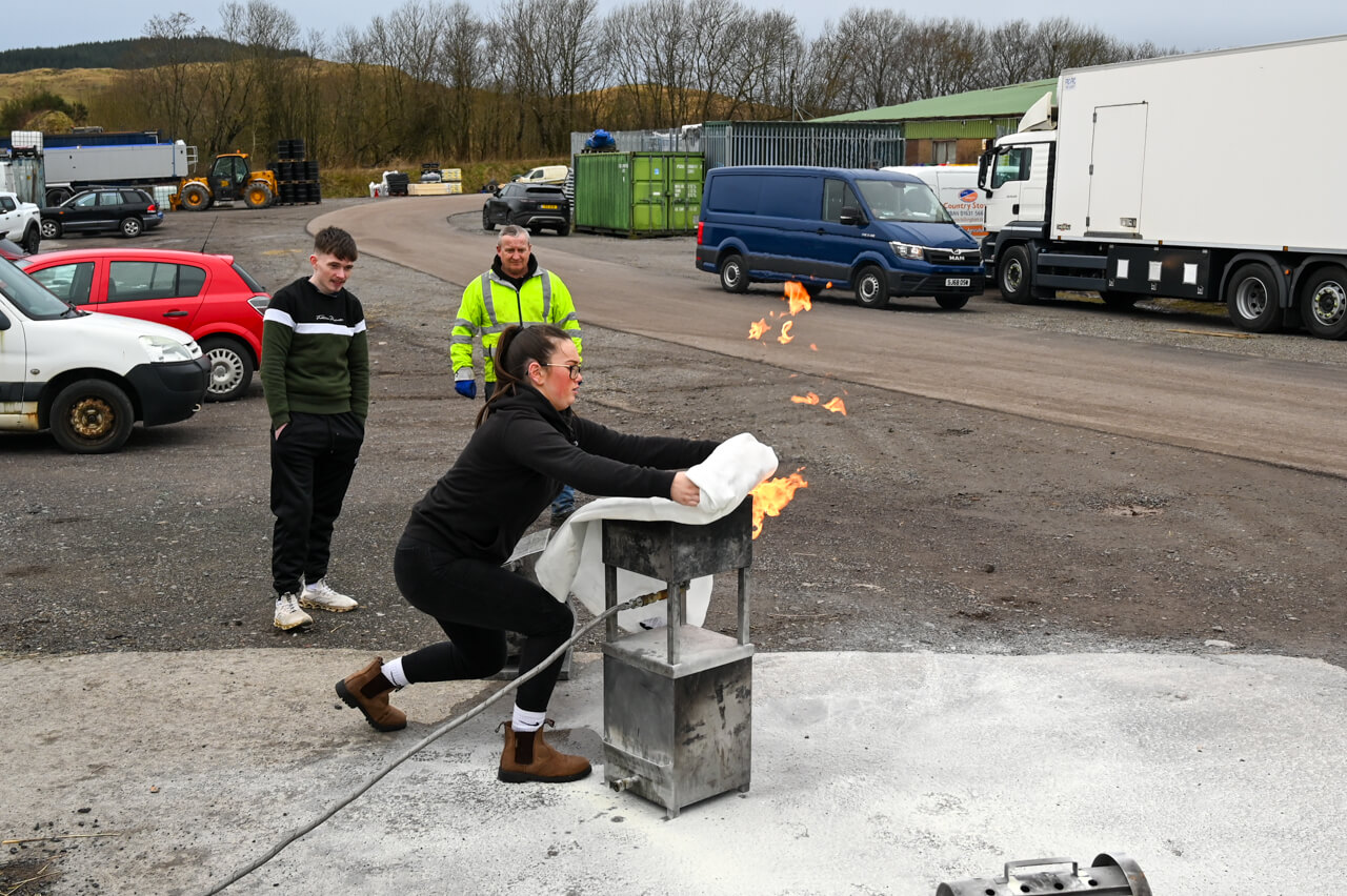 Fire safety training